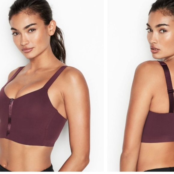 Victoria’s Secret-Women's Burgundy Zip-Front Bra - Picture 3 of 4
